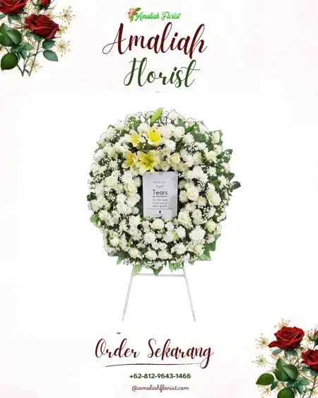 Krans Bunga Duka Nogosari